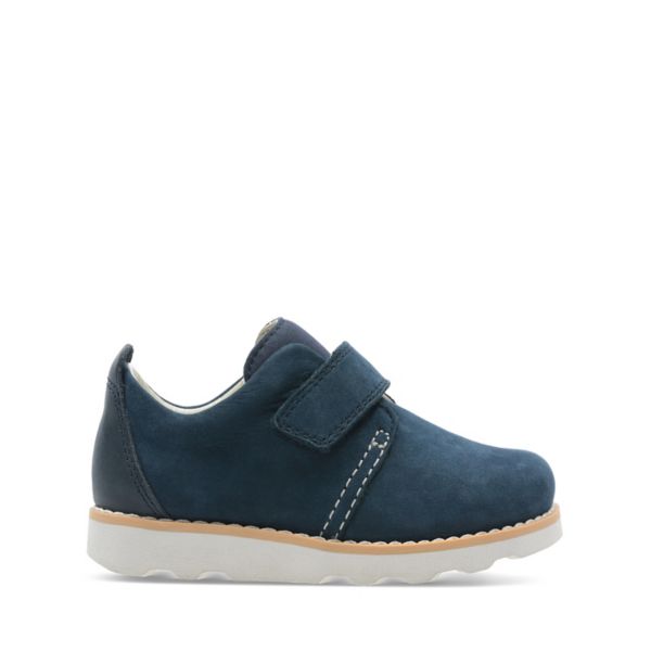 Clarks Boys Crown Park Toddler Casual Shoes Navy | CA-6527381